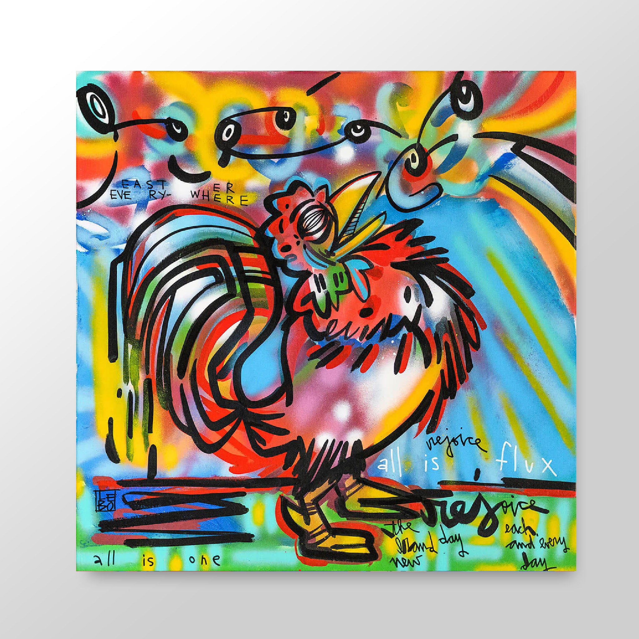 Easter Everywhere - Published Art - Lebo Brushed Aluminum Artbond